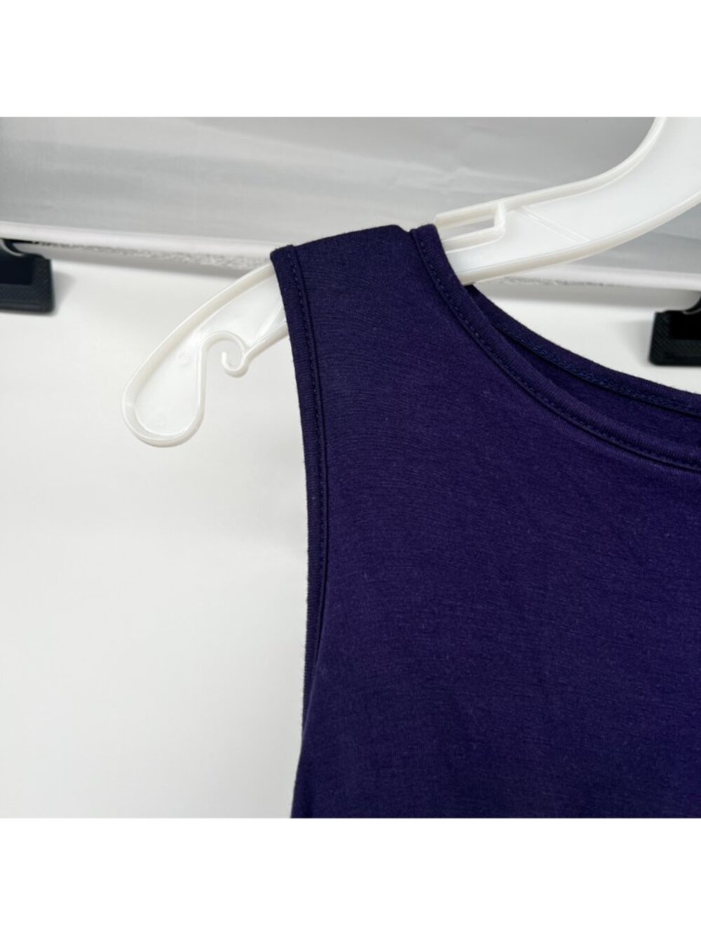 Beeson River Womens Wide Leg Jumpsuit Purple Sleeveless Size Small Pockets - Picture 5 of 9